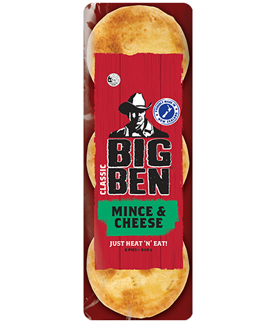 Big Ben Classic Mince & Cheese 6pk Product Render