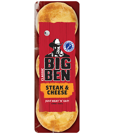 Big Ben Classic Steak & Cheese 6pk Product Render