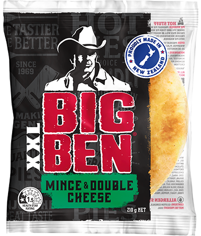Big Ben XXL Mince & Double Cheese 🥧 product render