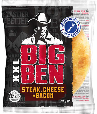 Big Ben XXL Steak, Cheese & Bacon 🥓🥧 product render